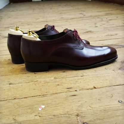 dark red shoe