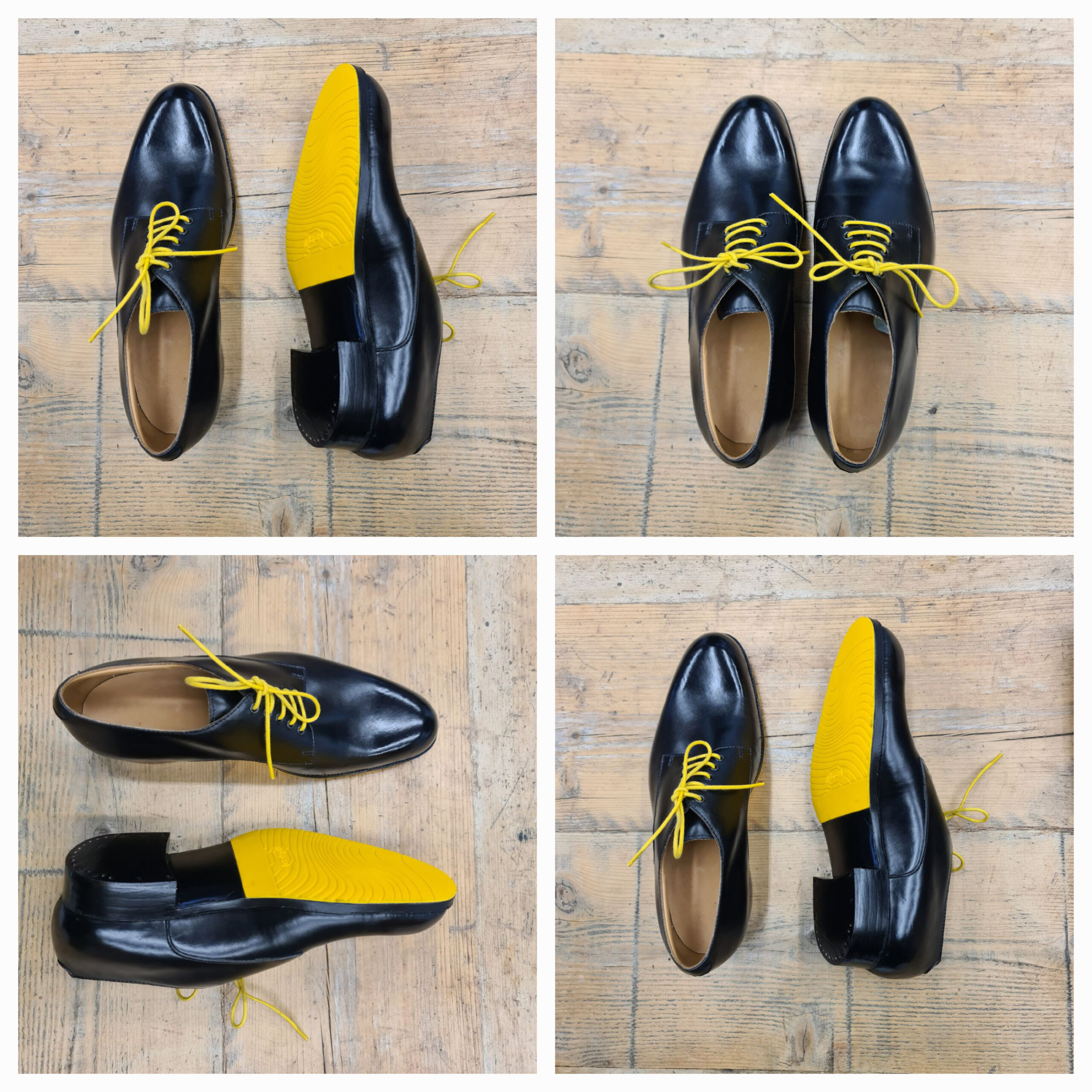 Carreducker student shoes yellow and black composite scaled