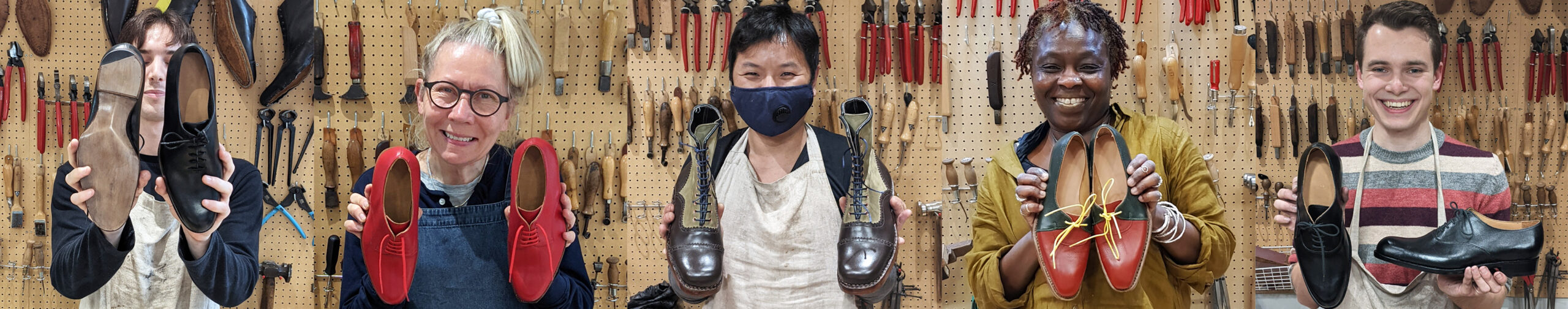 Carreducker shoe making students