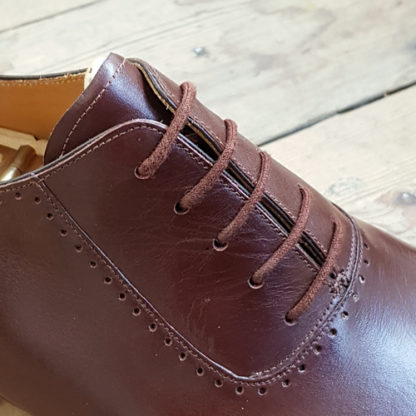 Adelaide facings on bespoke shoe