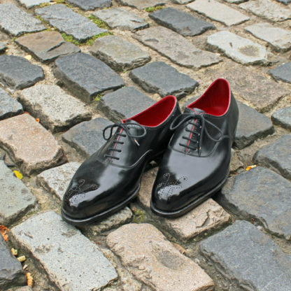 black shoes red lining