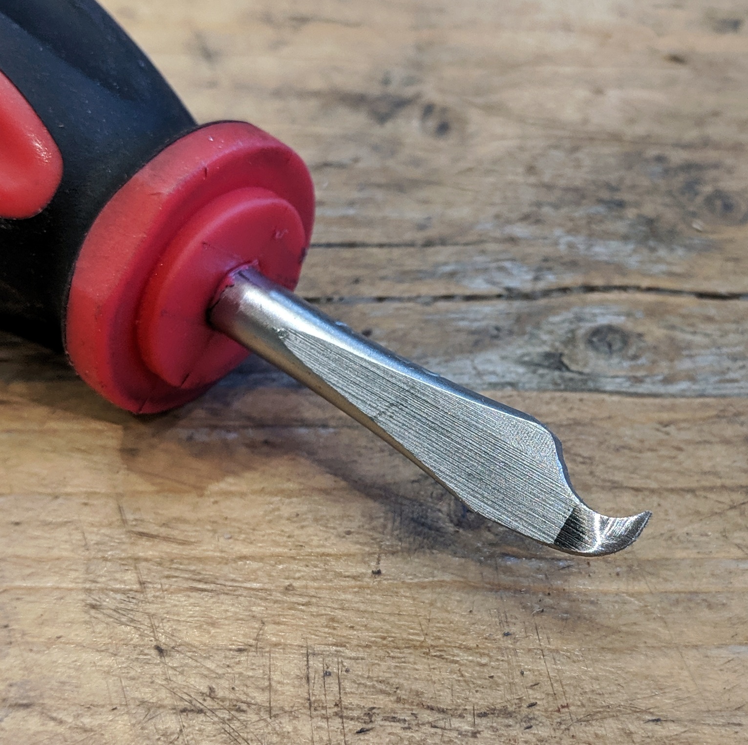 Grooving Tool for making grooves when hand stitching shoes