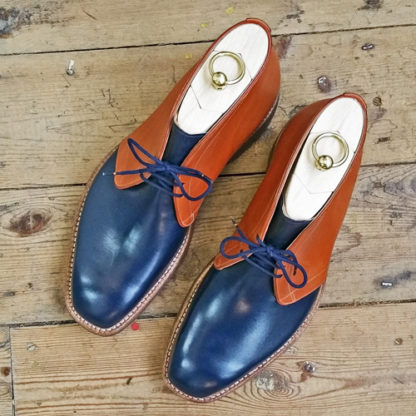 two tone desert boots