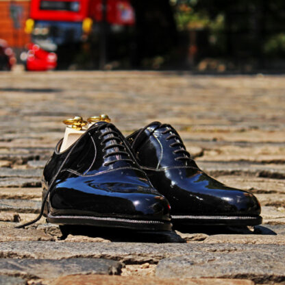 patent dress shoes for black tie events