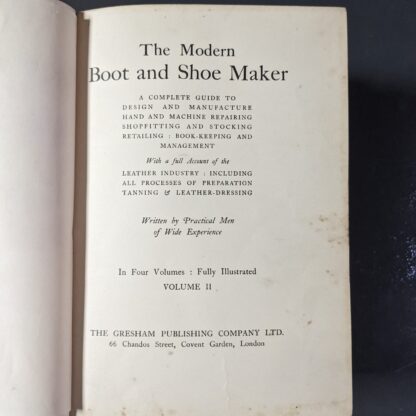 modern boot and shoemaker first page