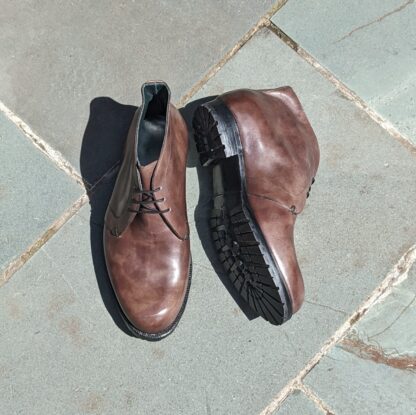 cumstom made chukka boots