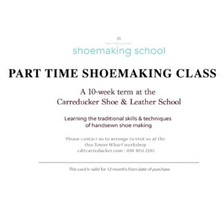 Part Time Shoe Making Class Gift Voucher