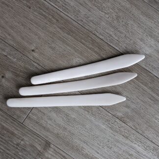 real bone sleeker for smoothing leather