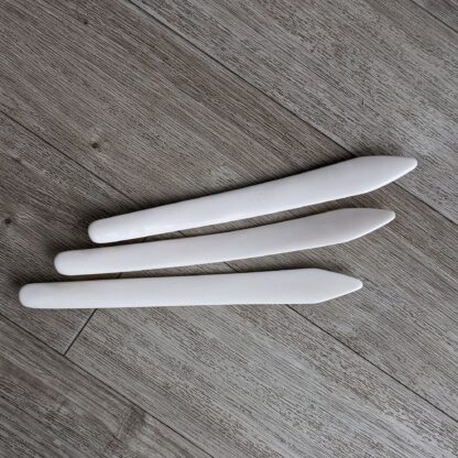 real bone sleeker for smoothing leather