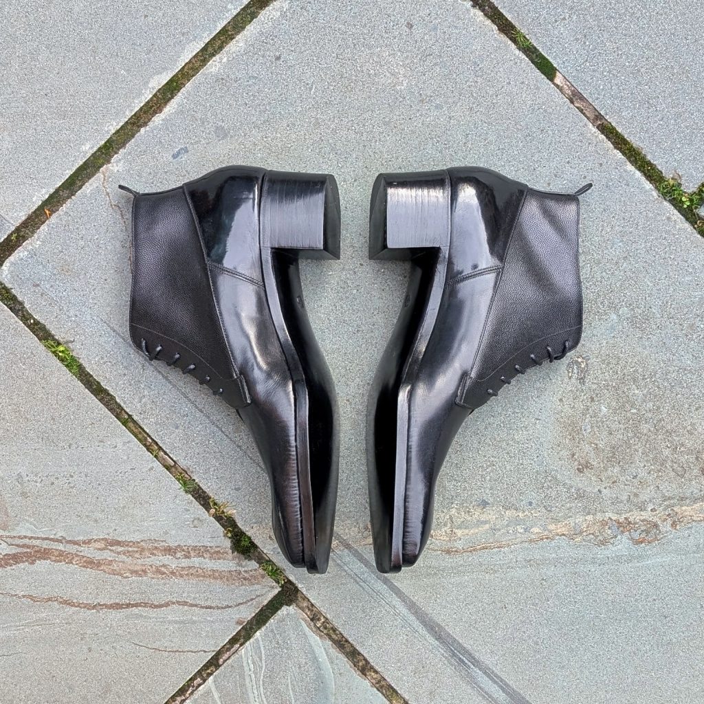 bespoke black boots