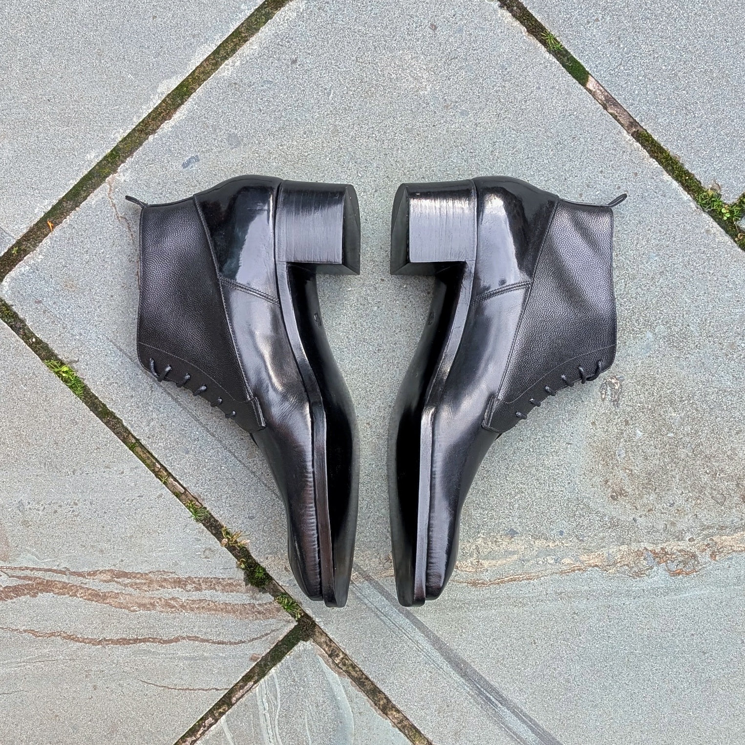 bespoke black boots