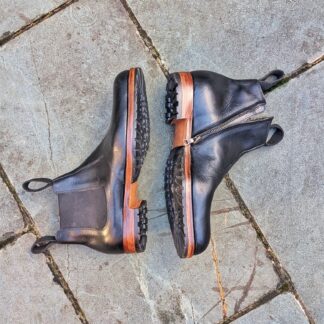 bespoke chelsea boots with zip