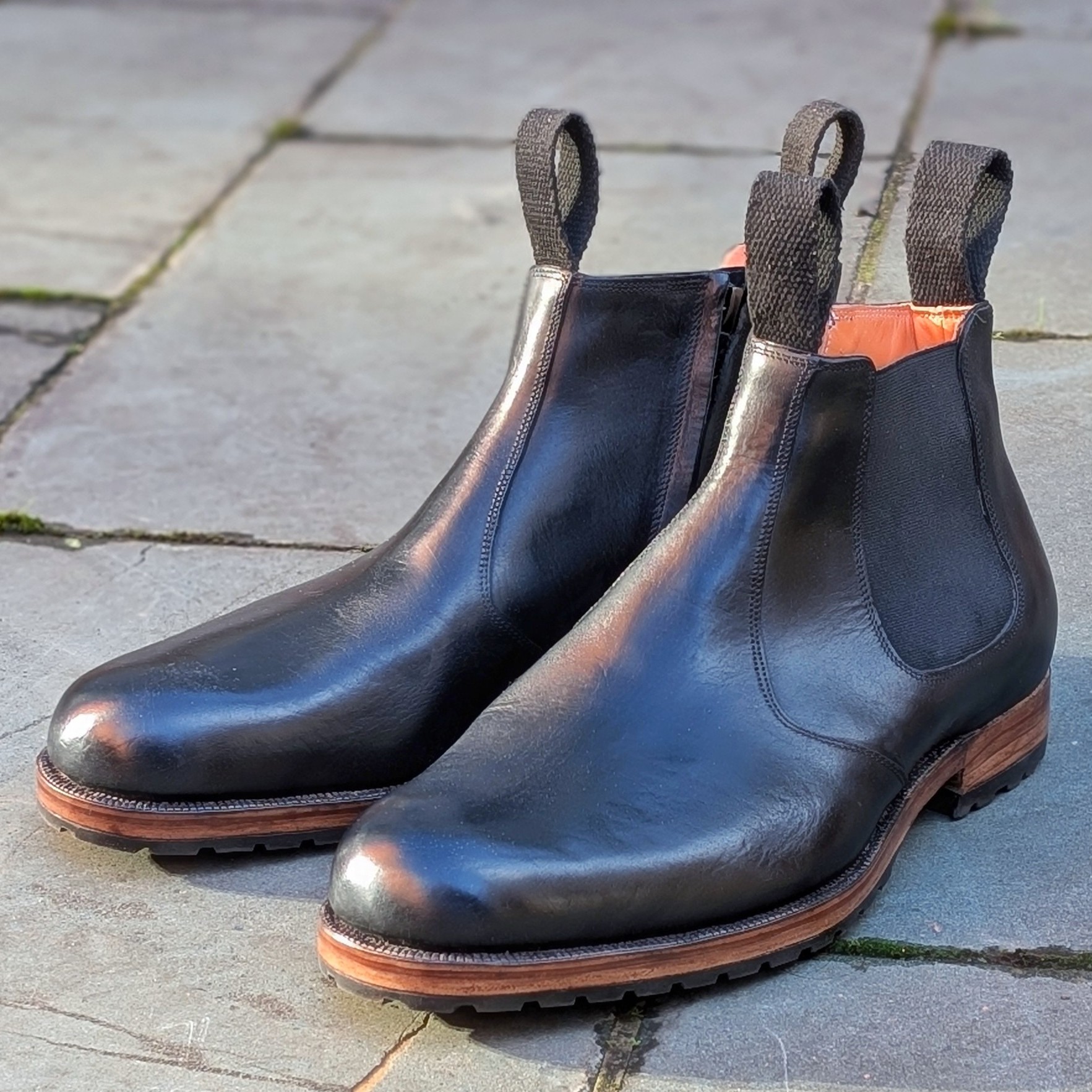 black boots