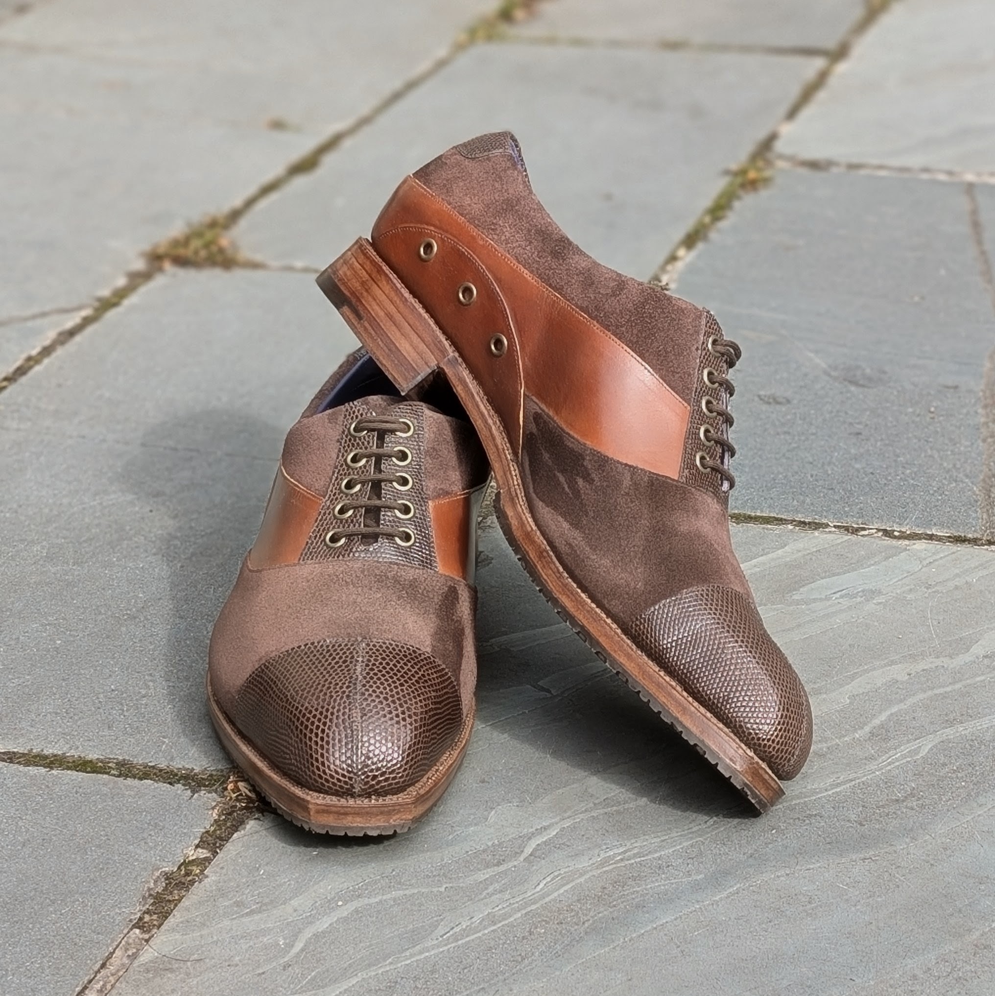 bespoke oxford shoes details