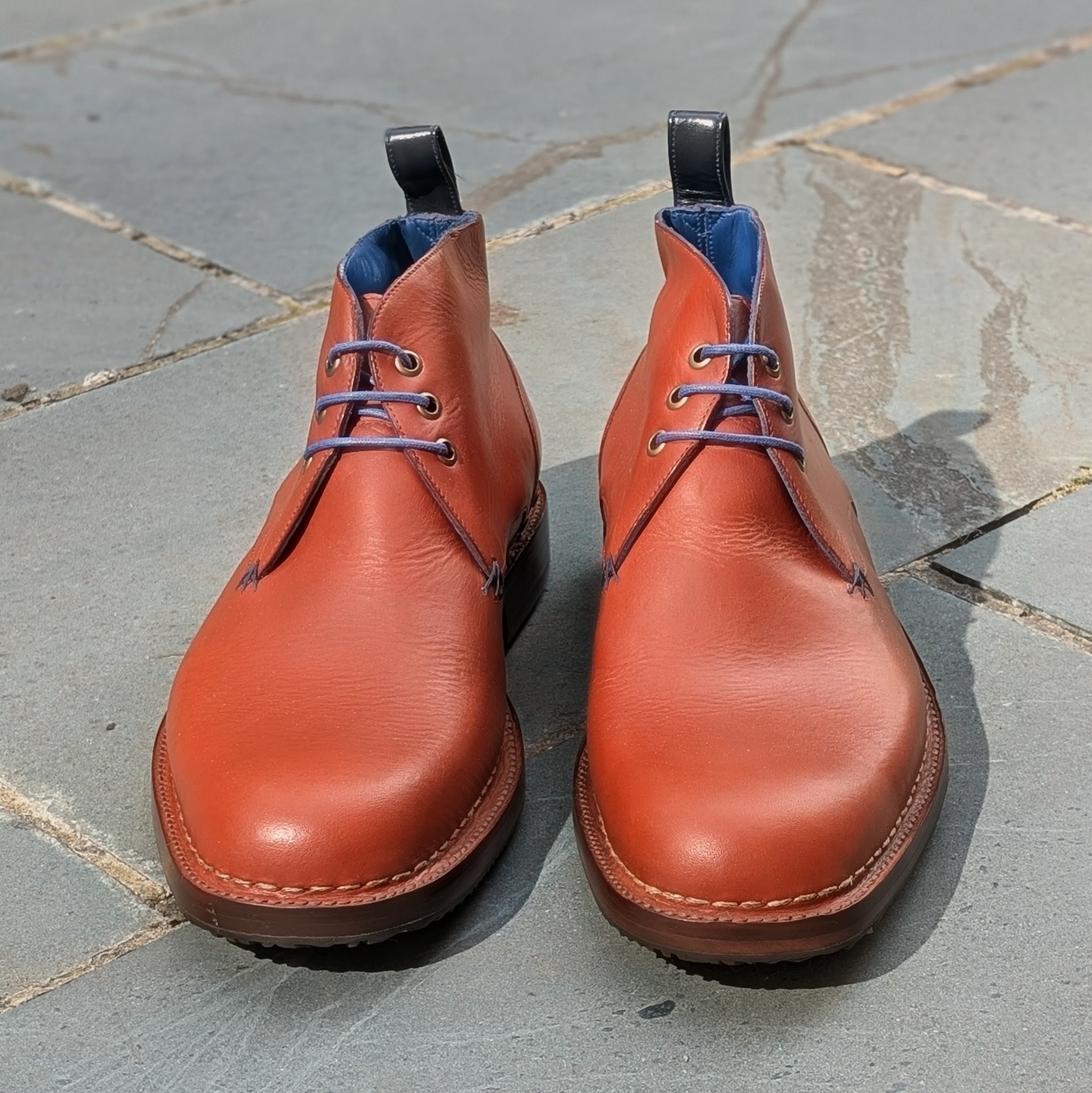 tan derby boots